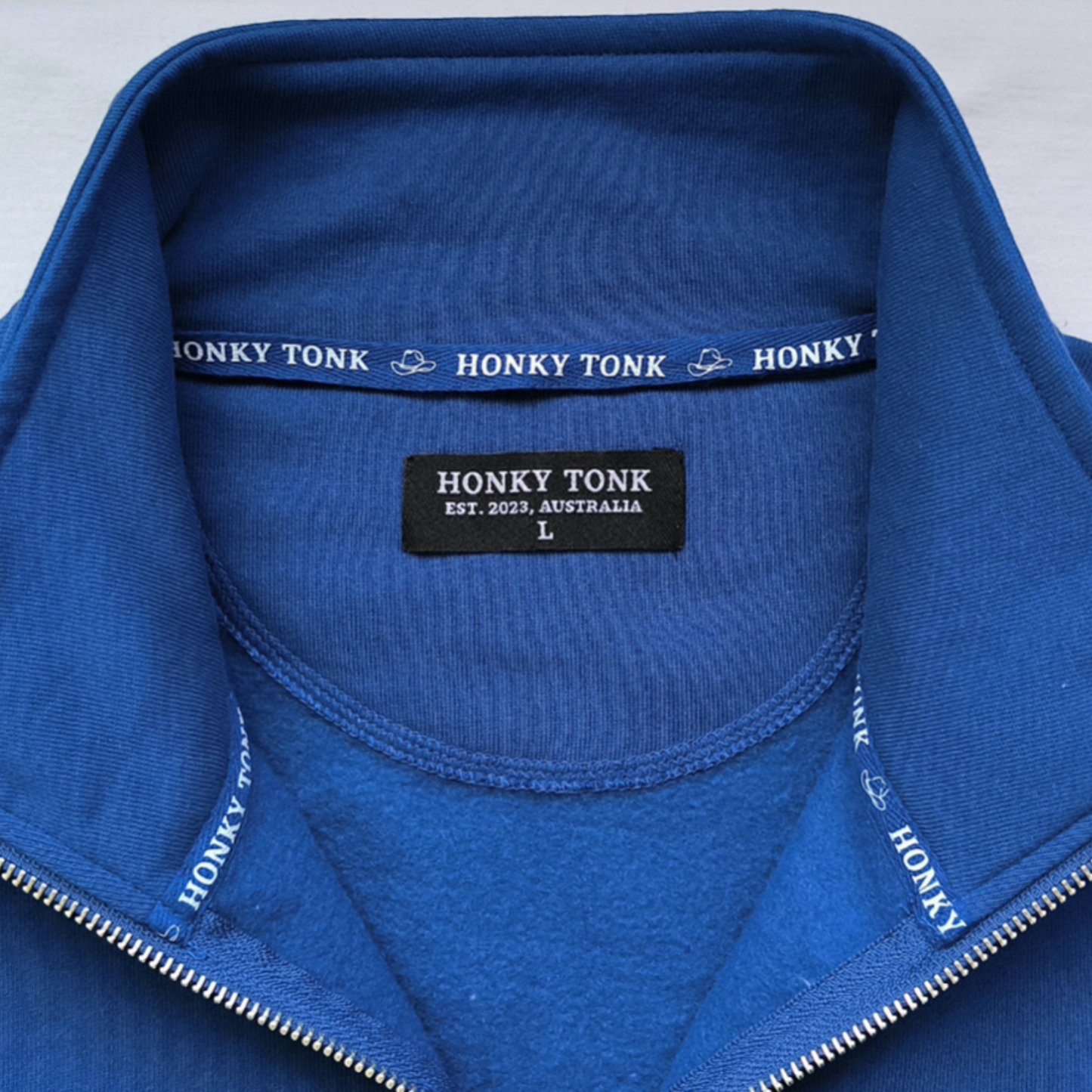 Men's Quarter Zip - Blue