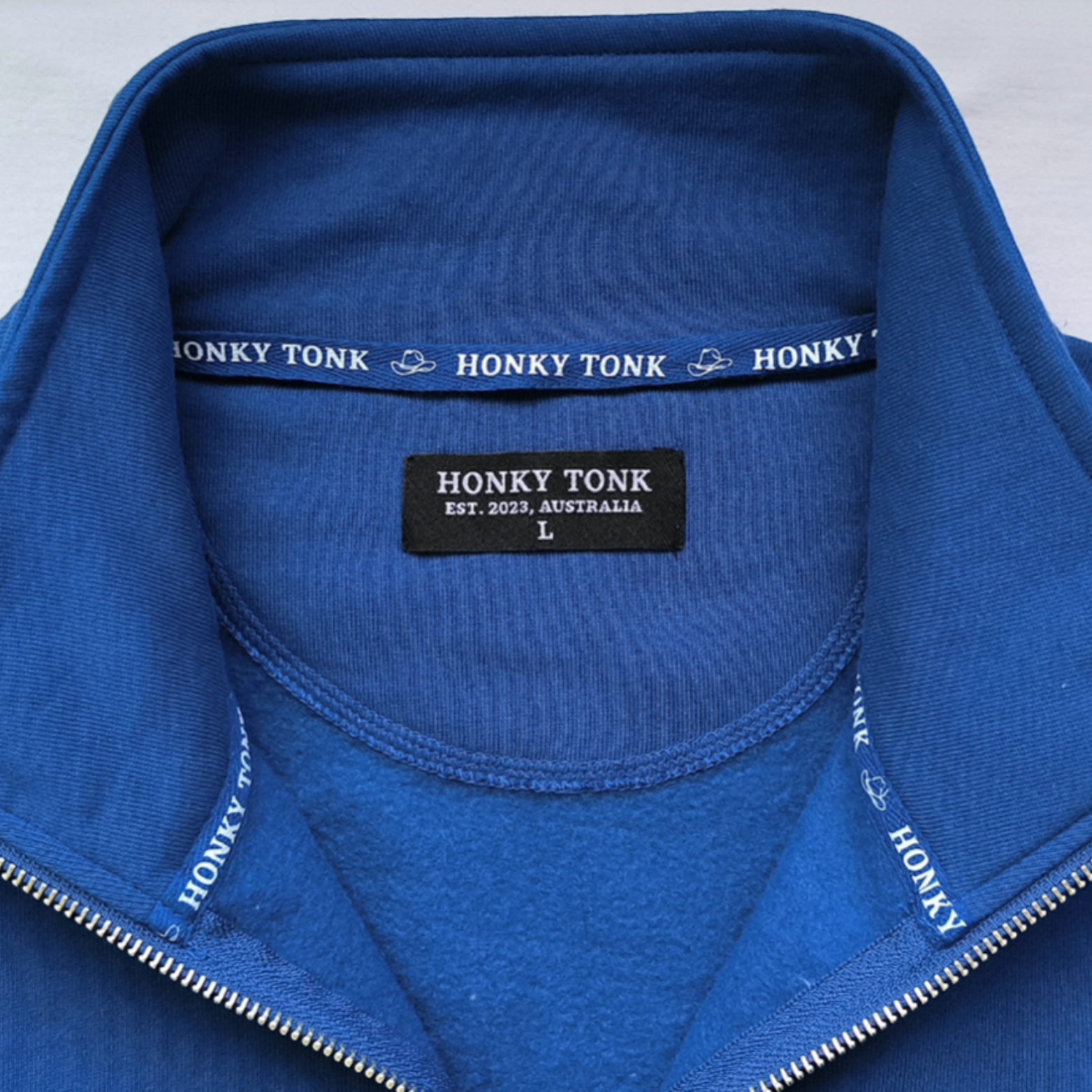 1/4 Zip - Blue