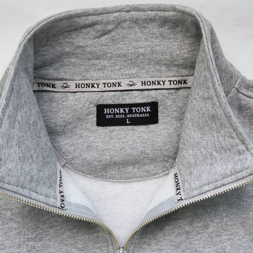 1/4 Zip - Grey