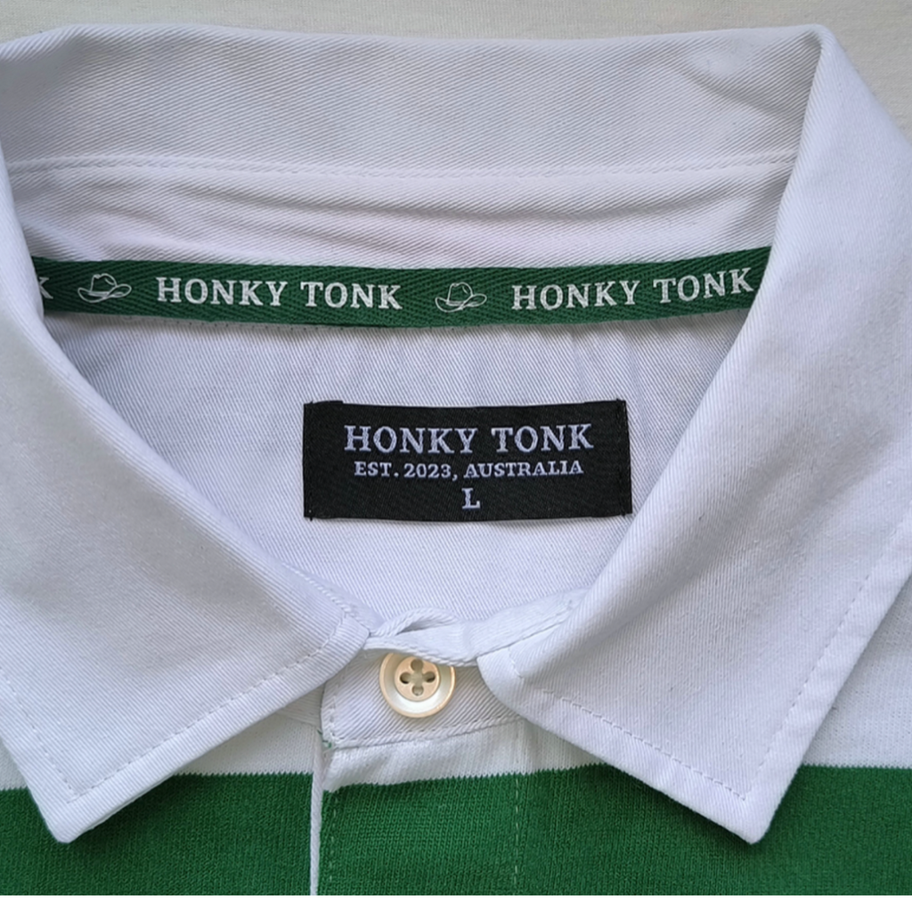 Stripe Rugby Jersey - Green
