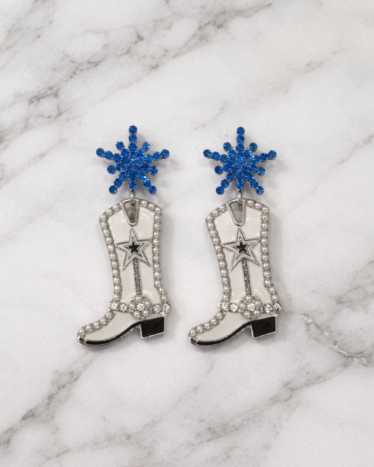 Samantha Earrings - White