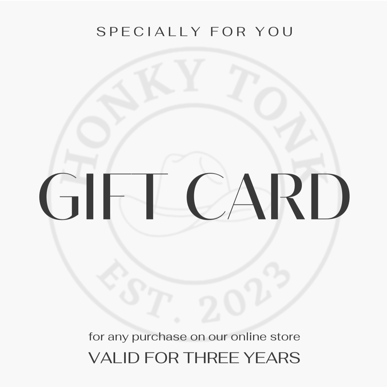 E GIFT CARD