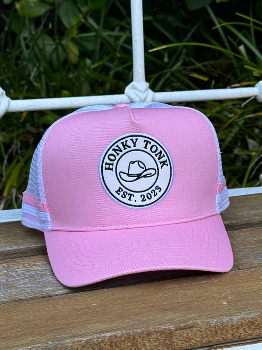 Honky Tonk Trucker Cap - Pink