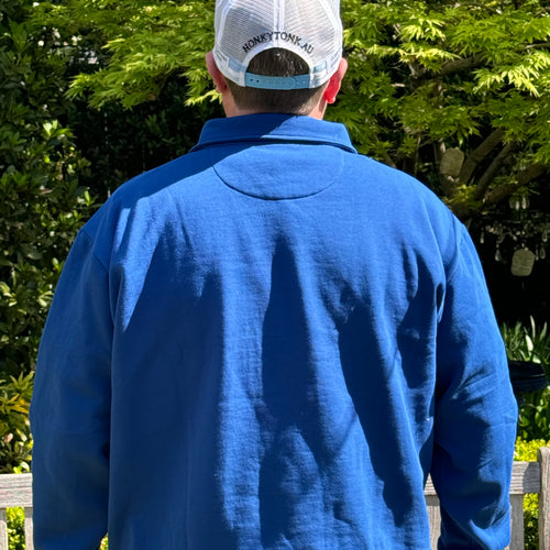 1/4 Zip - Blue
